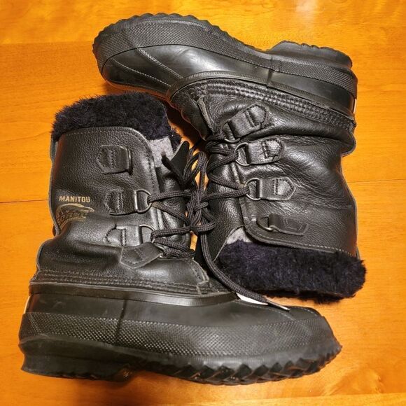 Sorel Manitou Vintage Winter Waterproof  Boots size 6 - Picture 1 of 6